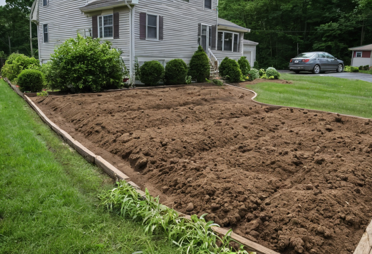 Which Long Island soils have the poorest drainage for patios